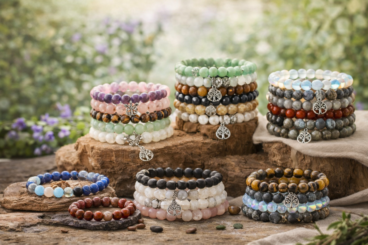 Bracelets en pierres